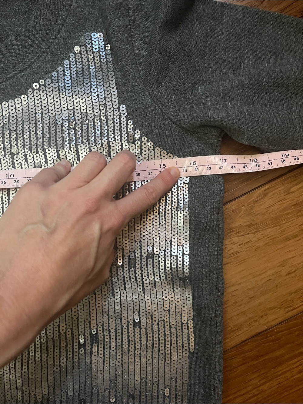 NWOT J. Crew Sequin Sweatshirt - Picture 5 of 6